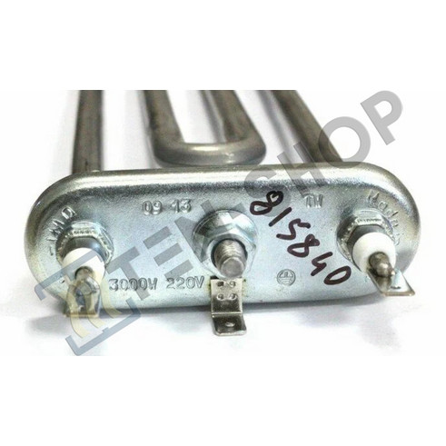 ТЭН 3000W/220V, длинный L-250мм., прямой, без отверстия 815840