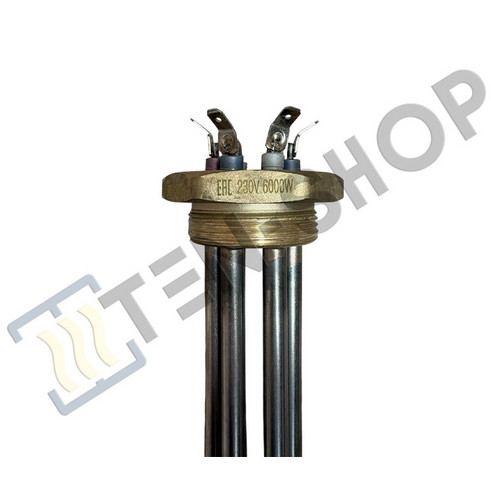 Блок ТЭН 6000W 3х2000W/230V, нержавейка, L-430мм 320230