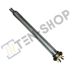 Блок ТЭН 6000W 3х2000W/230V, нержавейка, L-430мм