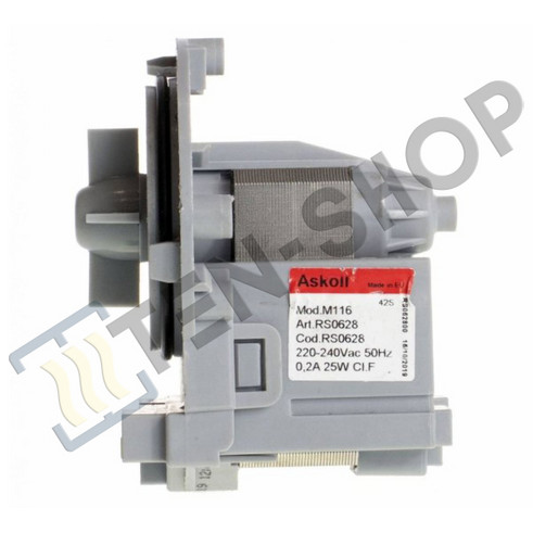Насос ASKOLL 25W на винтах - клеммы спереди раздельно PMP005UN