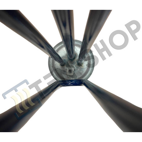 ТЭН RF 2400W/220V, под М6, нерж. с эмалью, верт. 46212409