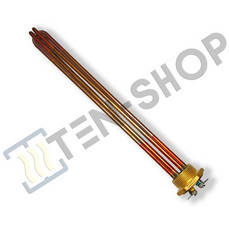 Блок ТЭН 6000W/230V (3х2000W), медный, L-430мм.