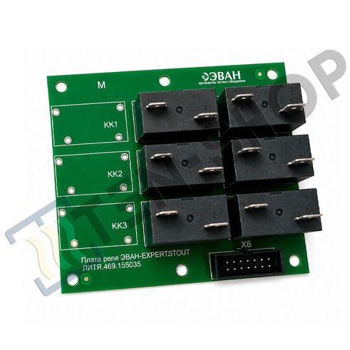 Плата 6 реле ЭВАН-EXPERT/STOUT IDC-14 32295-01 
