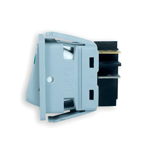 Выключатель клавишный с зеленой линзой C6053PLNAB