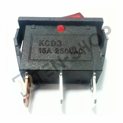 Выключатель одноклавишный 16А/250V, узкий 66154
