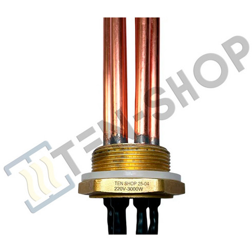 Блок ТЭН NM 3000W 230/400V, медь, L-24см + прокладка 30620094646
