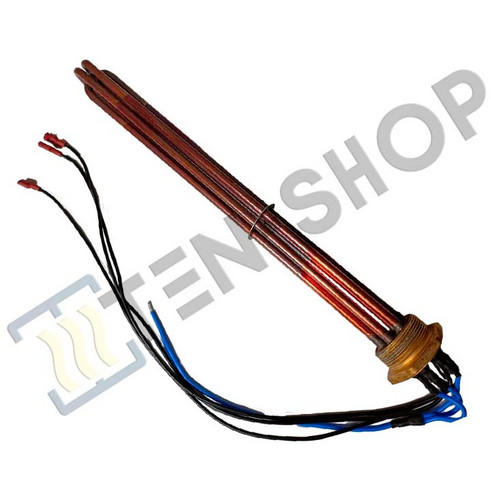 Блок ТЭН NM 7000W 230/400V, медь, L-43см 30620094648