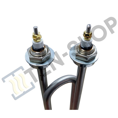 ТЭН 7500W/220V, нерж., L-38см, штуцер 1/2 44345