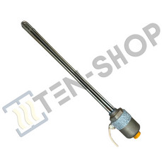 Блок ТЭН NUGA 2500W G1 1/2, нерж., с проводом, L-620мм.