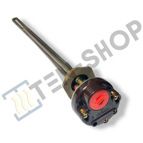 ТЭН радиаторный RG 700W/220V, правая резьба G1 (33мм.) + термостат 3402107_kit