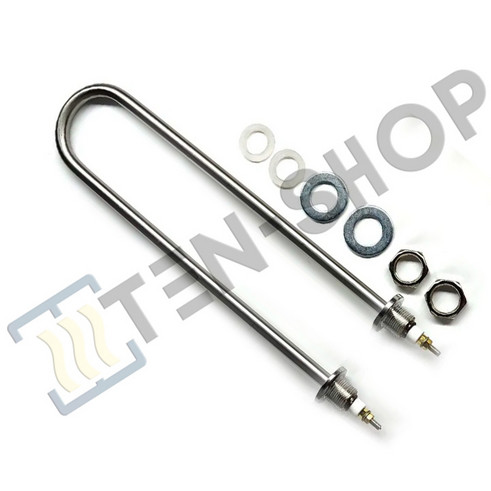 Тэн 4,0кВт U-образный, штуцер - М22 G1/2, для котлов, нерж., L-330мм. 4000W-M22-S-U