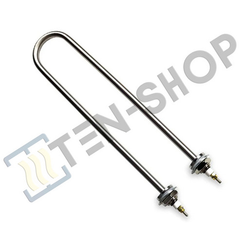 Тэн 5,0кВт U-образный, штуцер - М22 G1/2, для котлов, нерж., L-400мм. 5000W-M22-S-U
