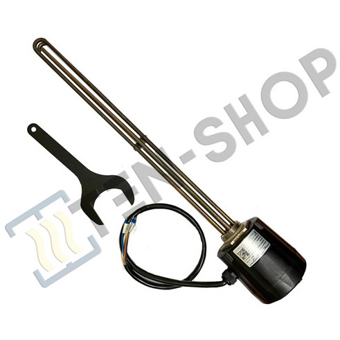 Блок ТЭН с термостатом 9000W G1 1/2, нерж., 220/380V ECT0009