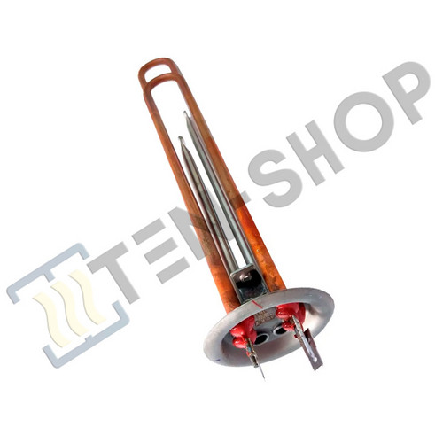 ТЭН RF 2000W (1300W+700W), TS+, медный, верт, нерж. патрубки 20052N