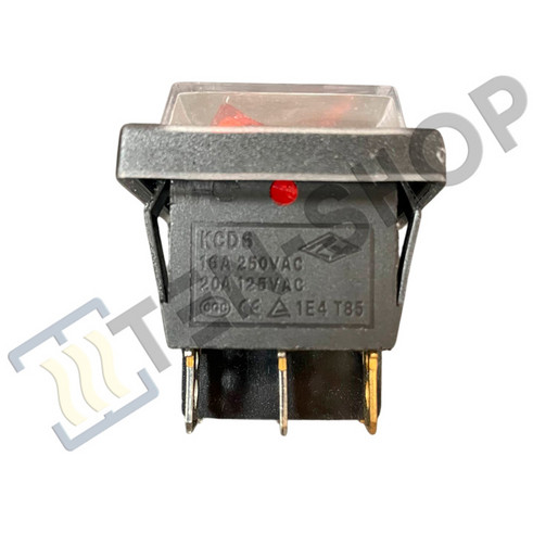 Выключатель двухклавишный 16A/250V, 20A/125V 65150777