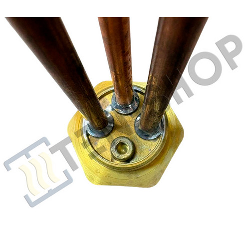 ТЭН G1 1/4 RDT 2000W TS с местом под анод М6, медь 3182231