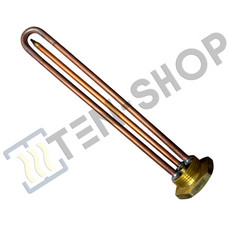 ТЭН G1 1/4 RDT 2000W TS с местом под анод М6, медь